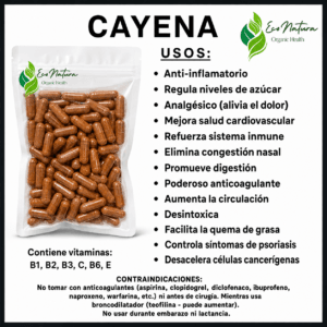 Cápsulas de cayena EcoNatura